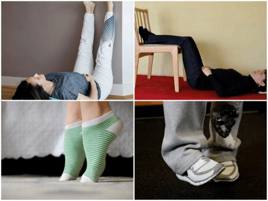 Bacakların varisli damarları için sağlıklı yaşam jimnastiği